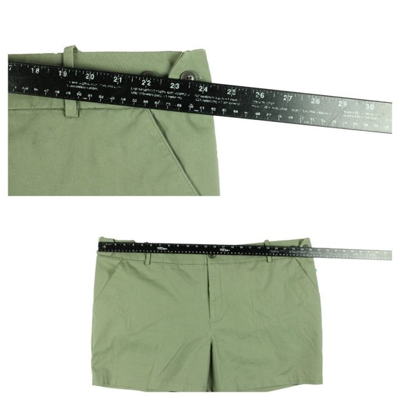 Ava & Viv Olive Green Casual Chino Shorts Size 26W - Picture 2 of 6